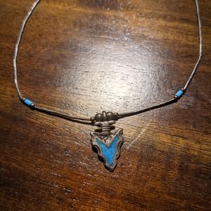 Vintage arrowhead necklace